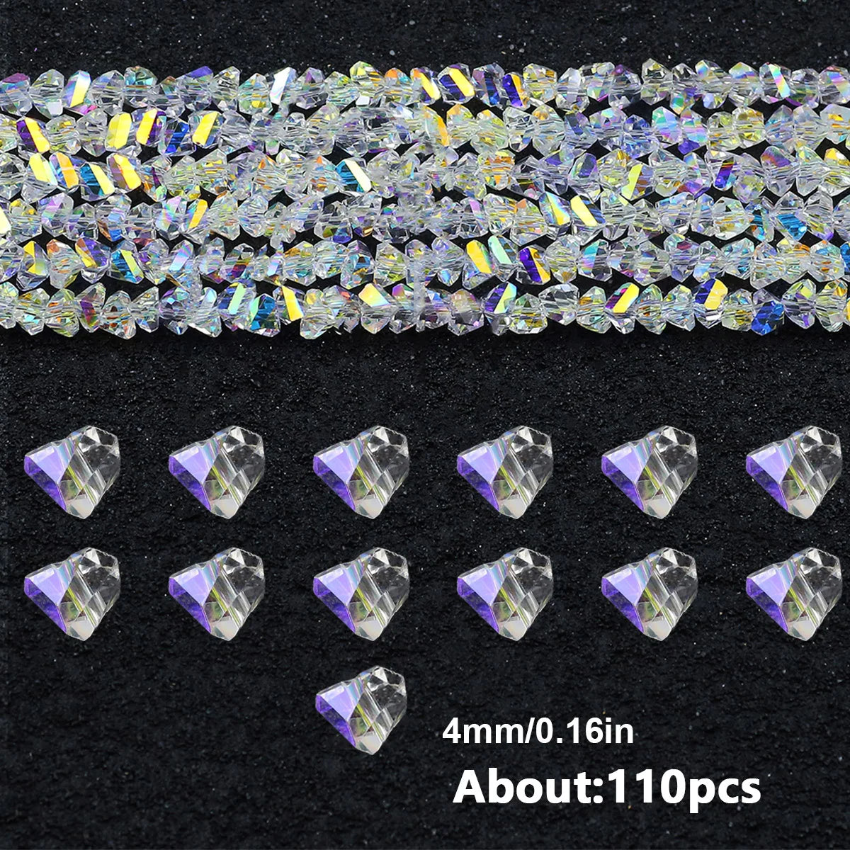 Ice Color Austrian Crystal Beads