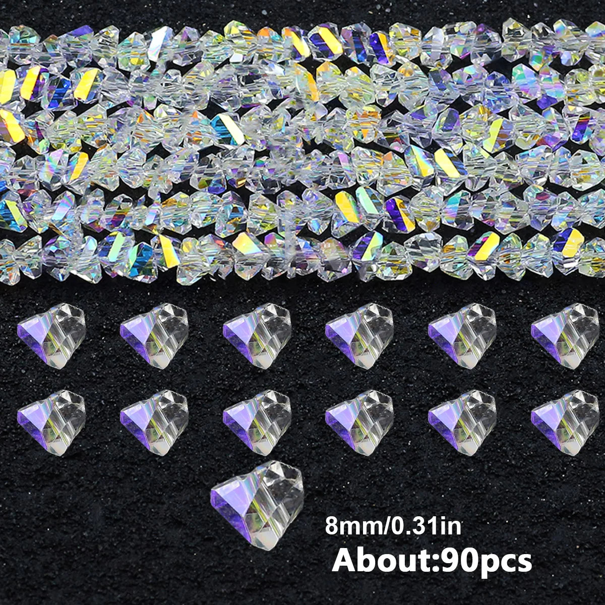 Ice Color Austrian Crystal Beads