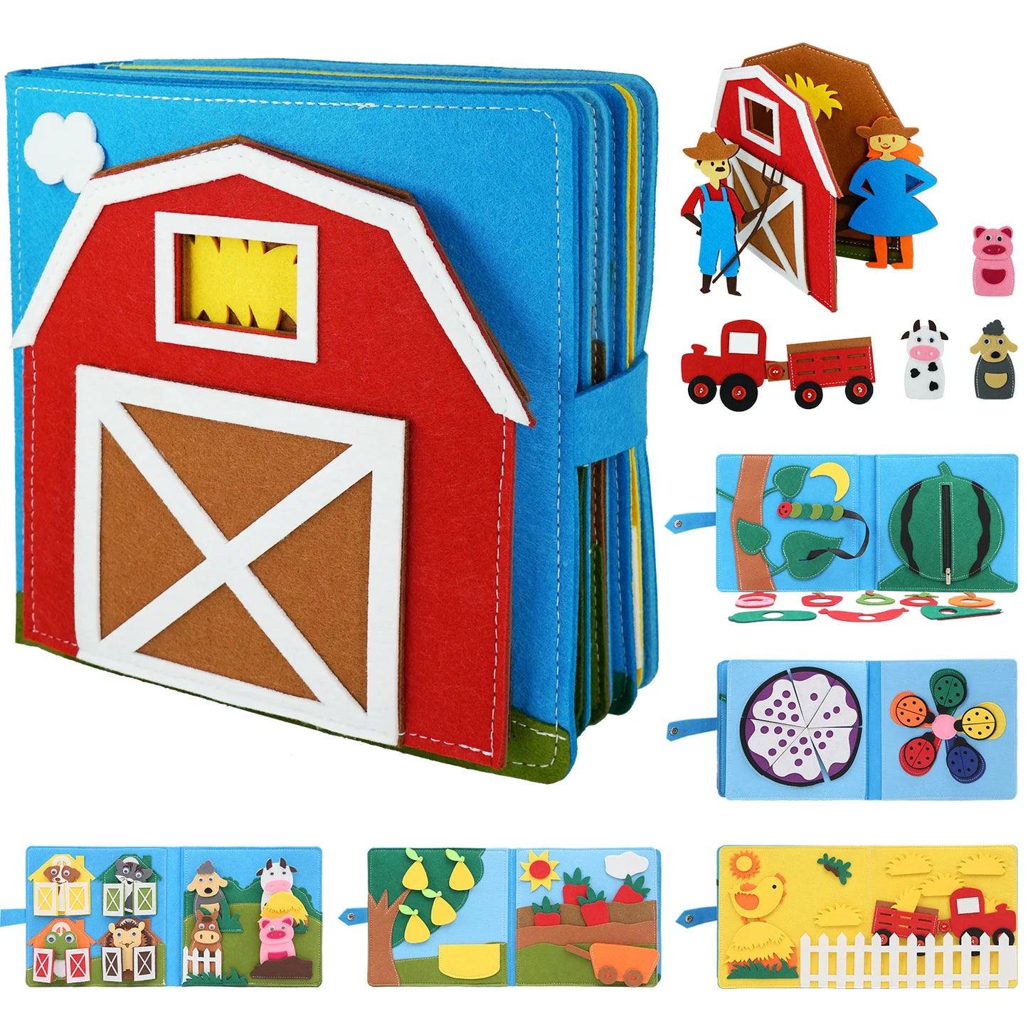 Farm Animal Scene Storytelling Activity
