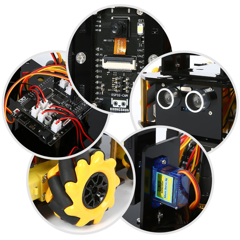Smart Robot Car ESP32 Camera Robotics Starter Kit for Arduino