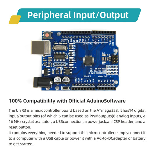 UNO R3 Starter Kit with LCD & Breadboard