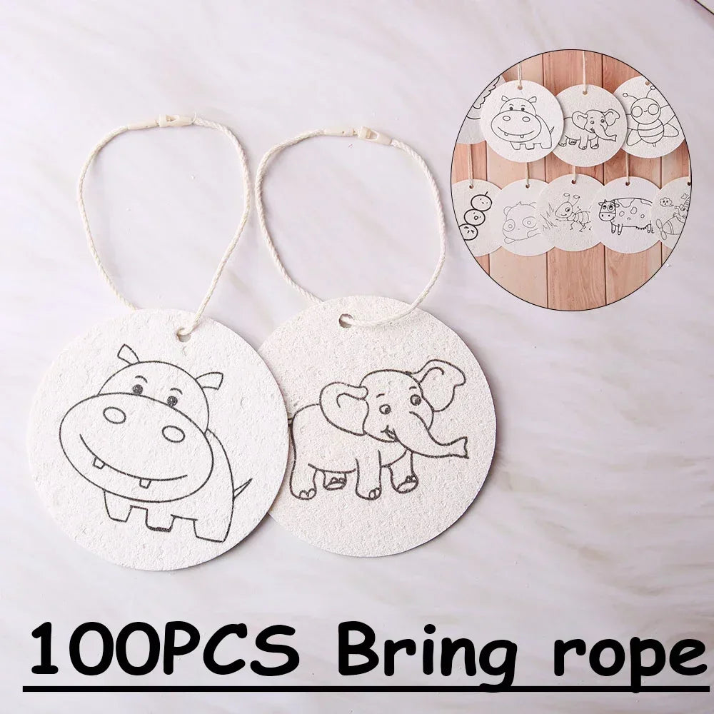 10/100Pcs 3D Drawing Magic Canvas Sponge