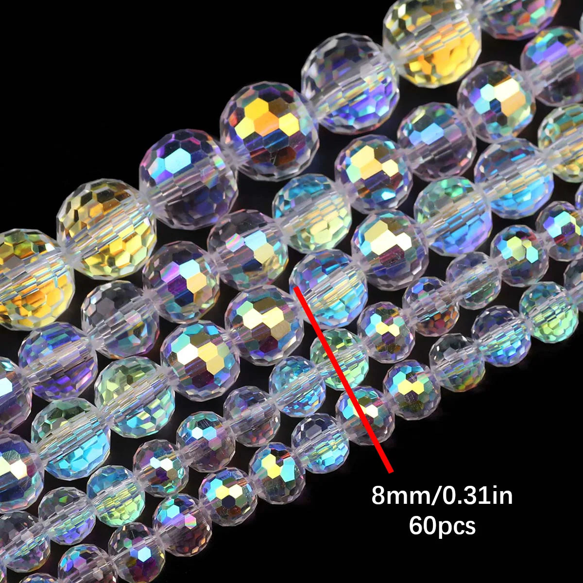 Ice Color Austrian Crystal Beads