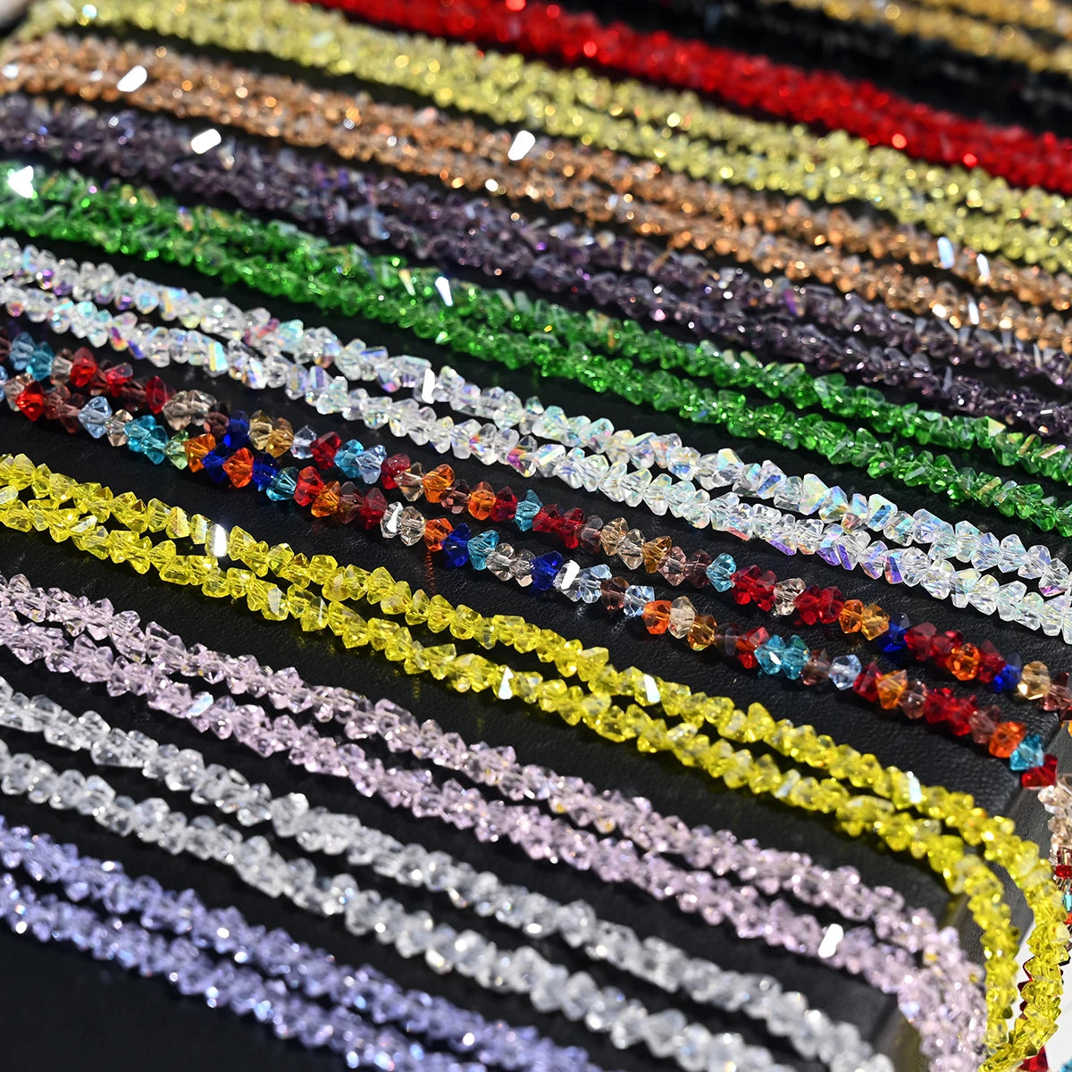 Triangle Austrian Crystal Glass Beads