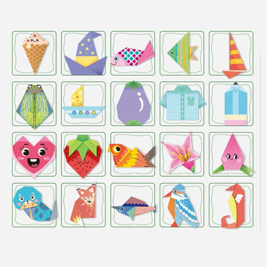 Origami Kit for Kids 60 Projects Double Sided Origami Book