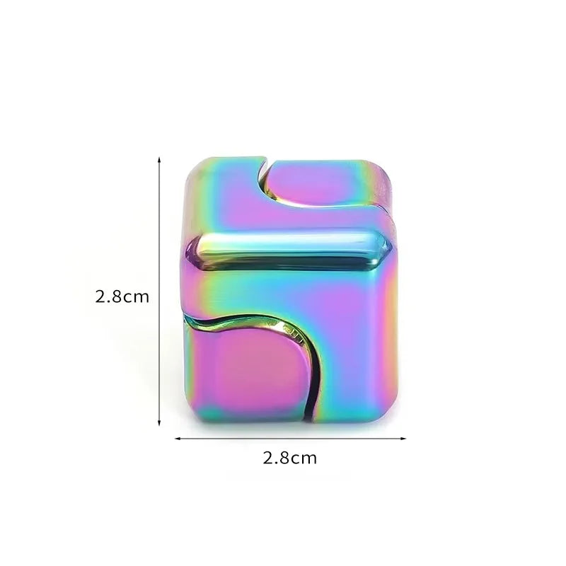 Metal Cube Spinner Fidget Toy