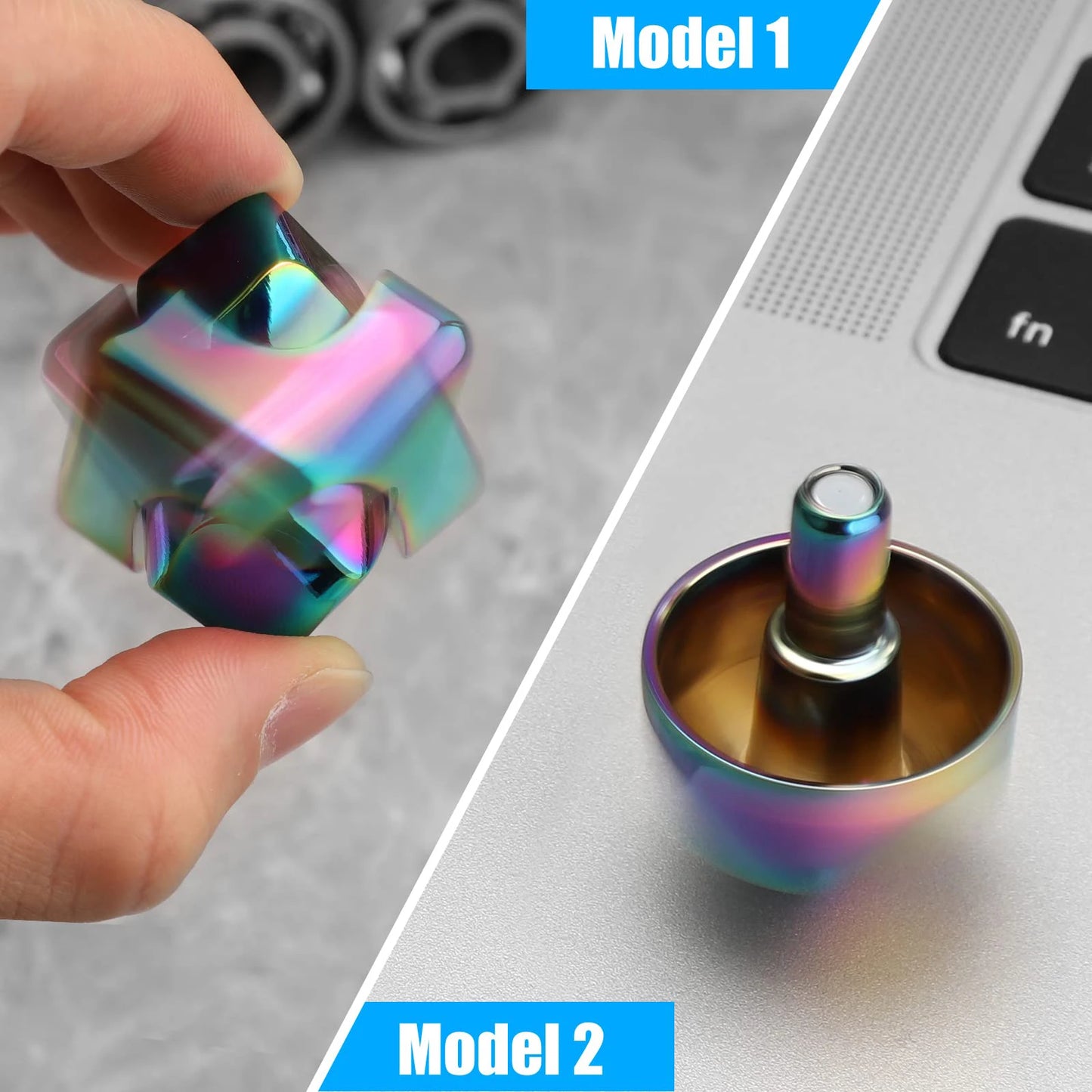 Metal Cube Spinner Fidget Toy