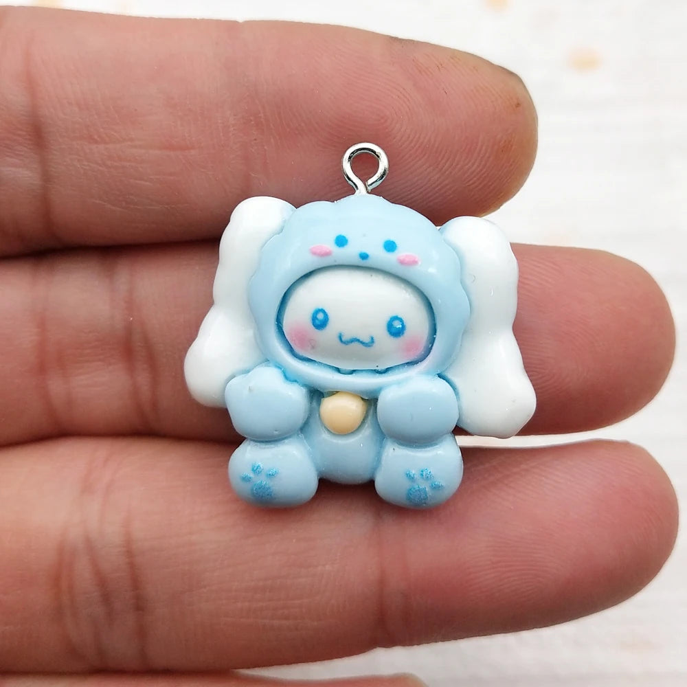 10pcs Resin Cartoon Charm Jewelry Accessories