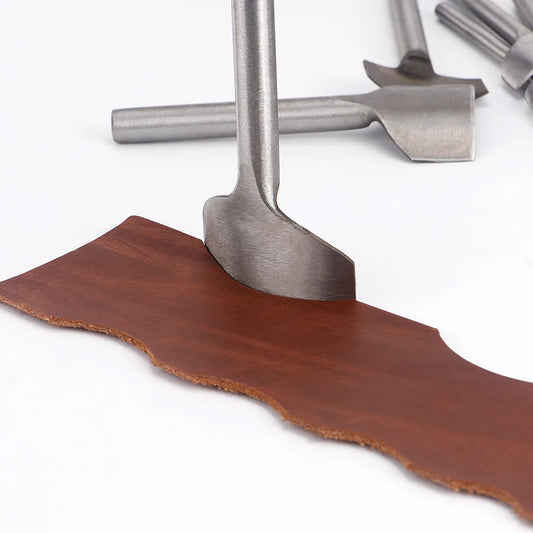 3-Pc Half-Round Leather End Punch Set