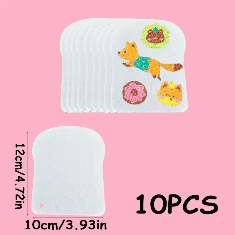 10/100Pcs 3D Drawing Magic Canvas Sponge