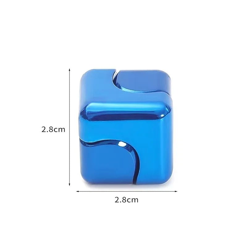 Metal Cube Spinner Fidget Toy