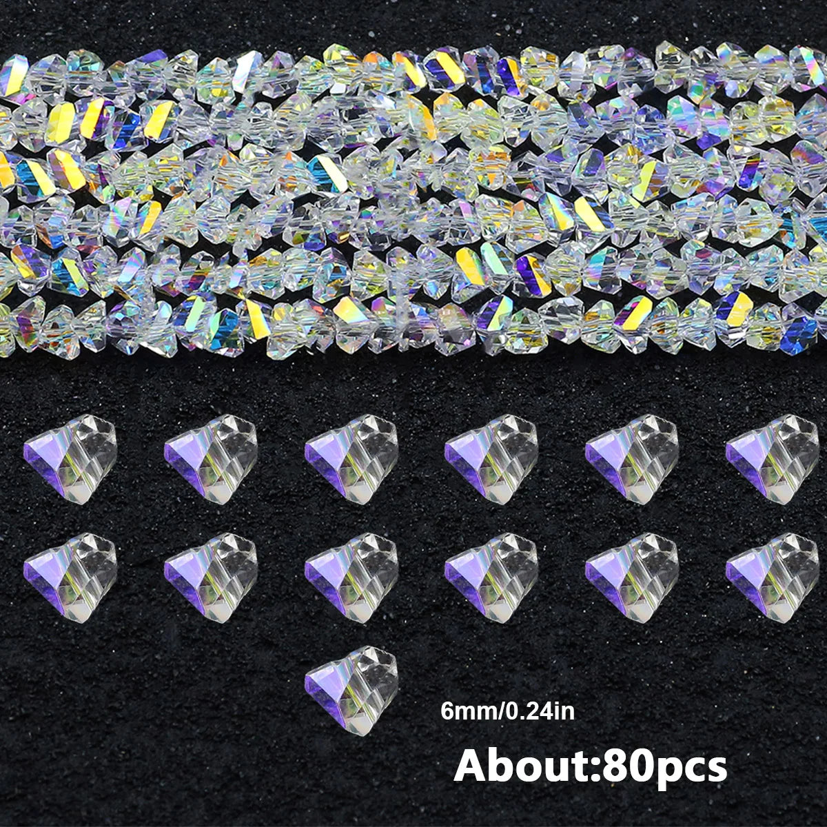 Ice Color Austrian Crystal Beads