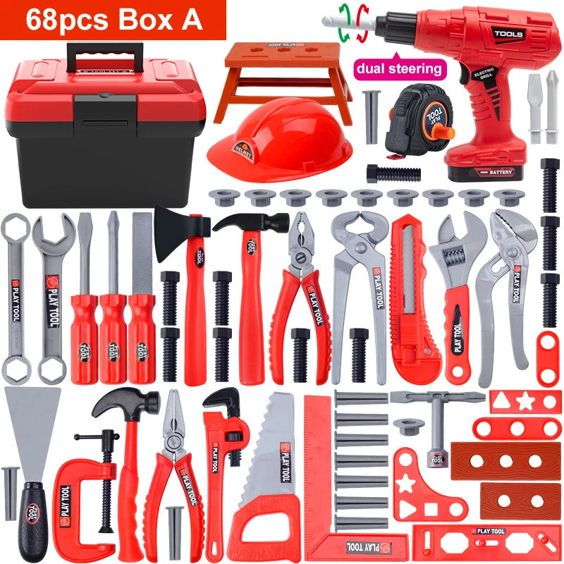 Power Construction Tool Set with Electric for kids