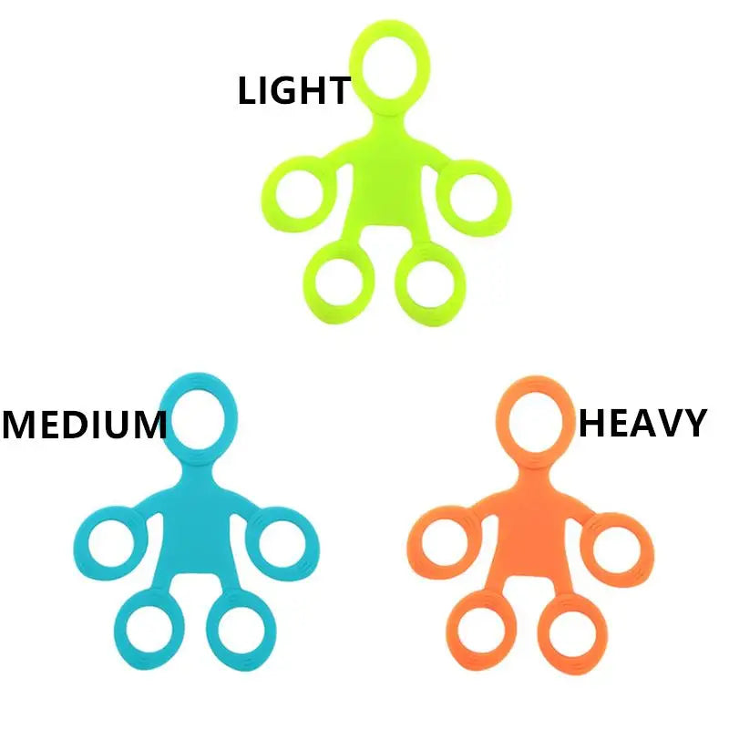 Finger Grip Silicone Ring Exerciser Antistress