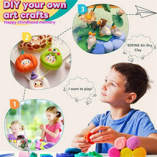 Air-Dry Color Clay Kit