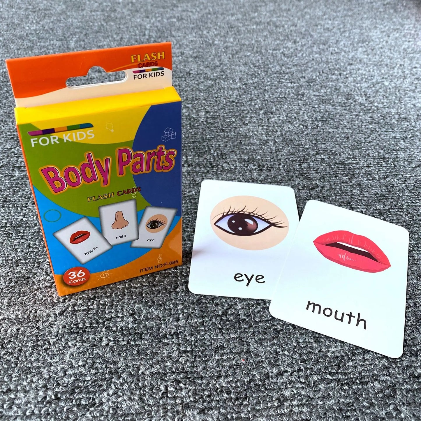 Flash Card Cognition Game Montessori