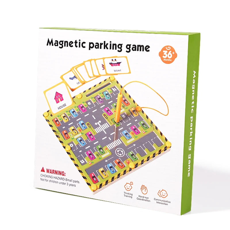 Magnetic Car Alphabet Maze Montessori Toys