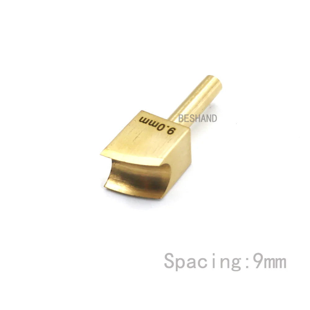 Soldering Iron Tips Edging Creaser Brass Head for Leather