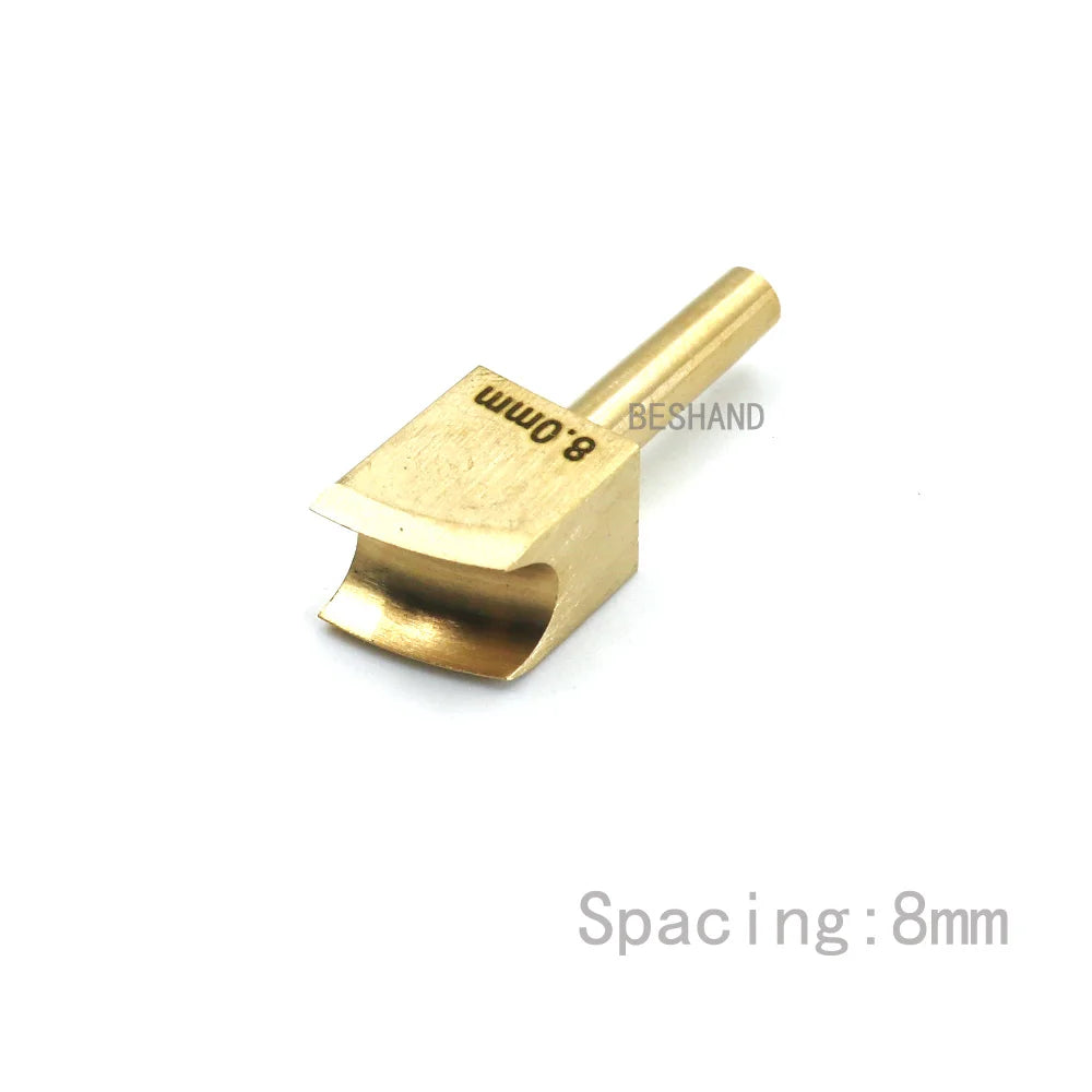 Soldering Iron Tips Edging Creaser Brass Head for Leather