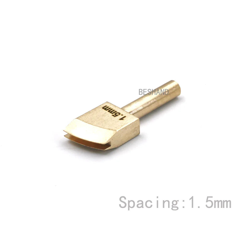 Soldering Iron Tips Edging Creaser Brass Head for Leather
