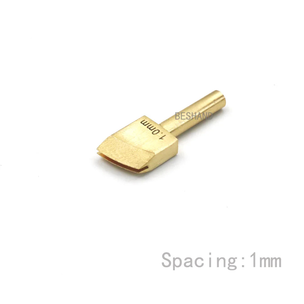 Soldering Iron Tips Edging Creaser Brass Head for Leather