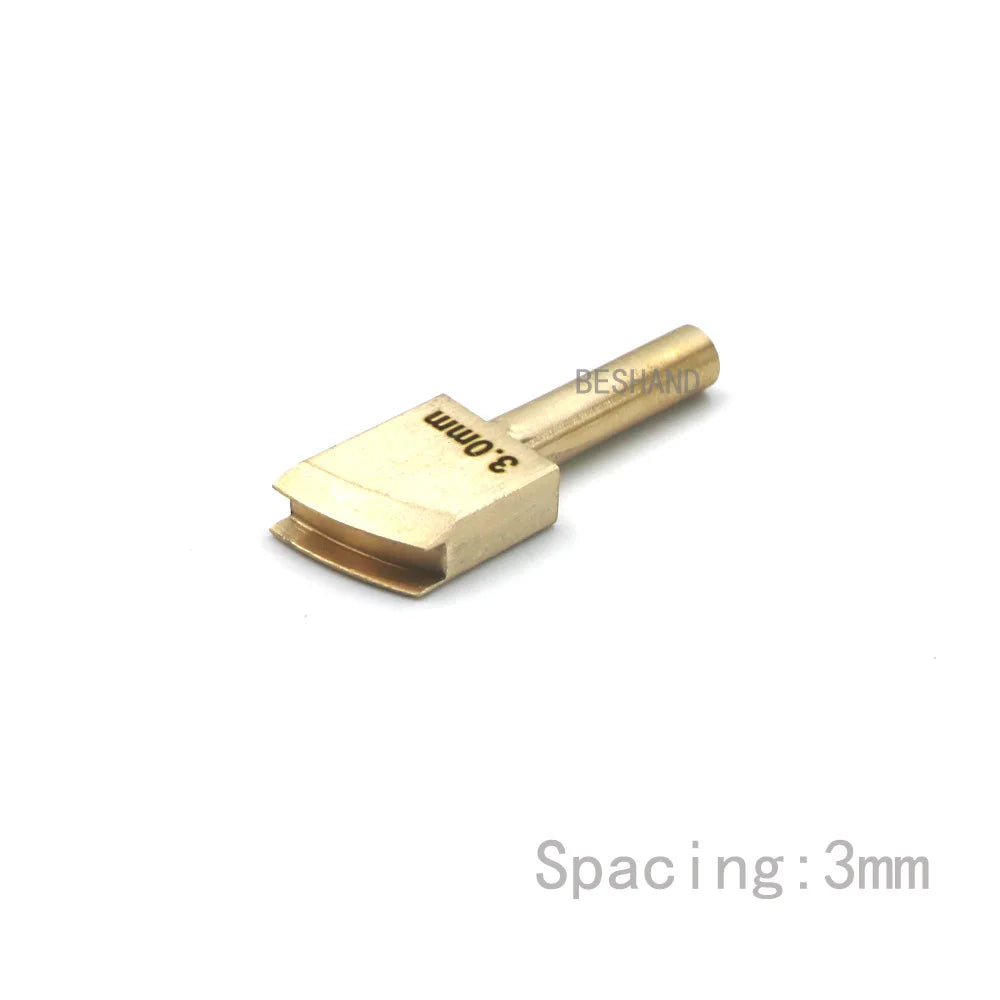 Soldering Iron Tips Edging Creaser Brass Head for Leather