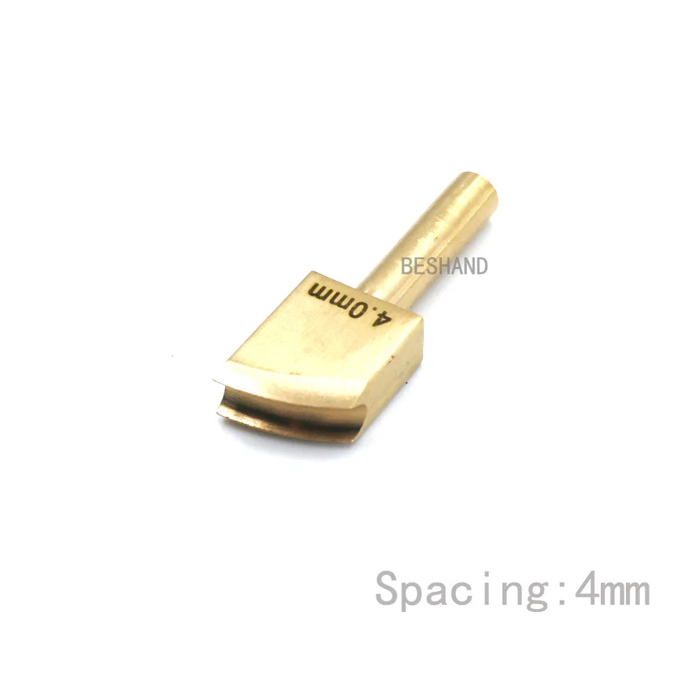 Soldering Iron Tips Edging Creaser Brass Head for Leather