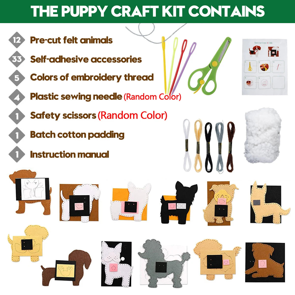 Sewing Animals Craft Kit