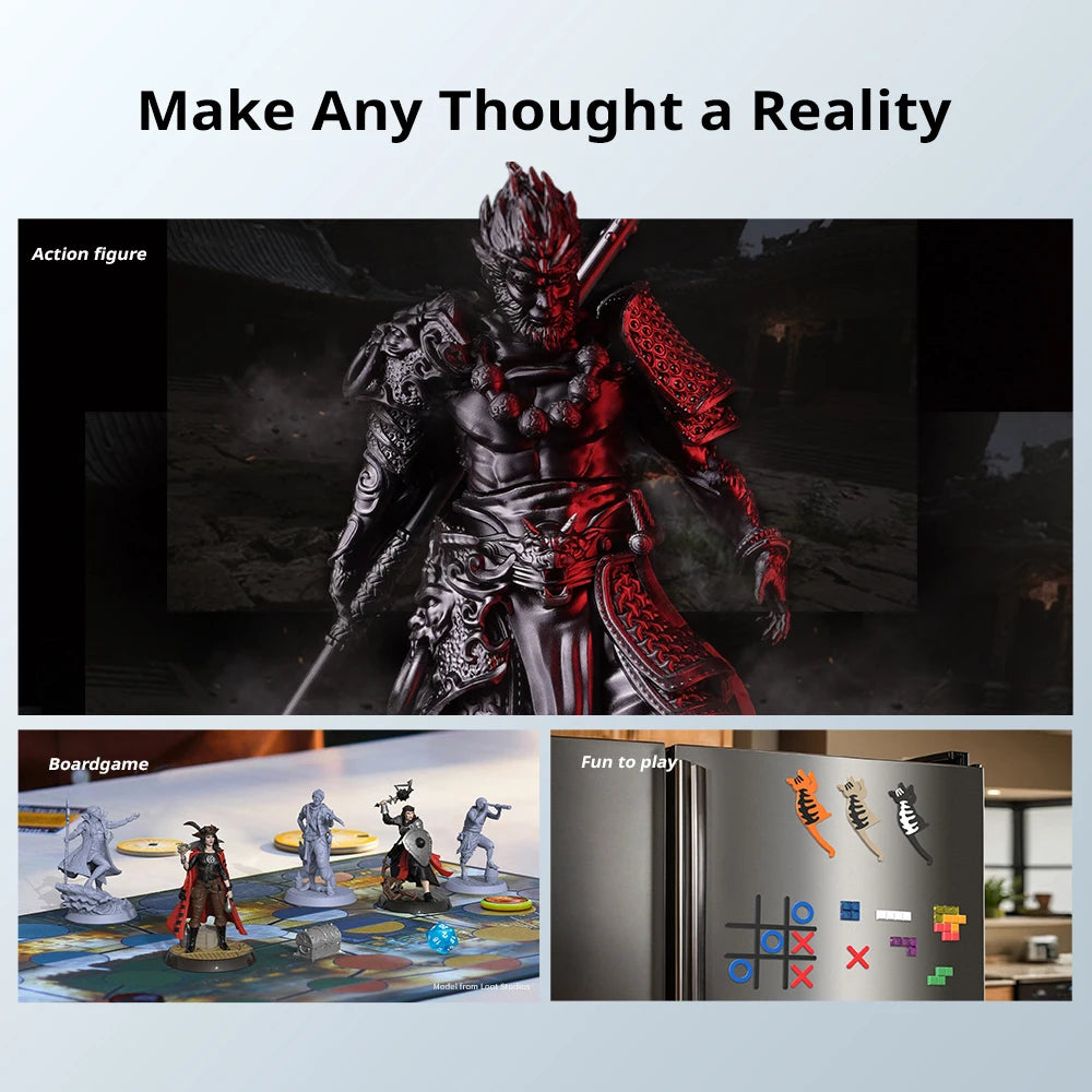 3D Printer with 7" 10K high-definition screen