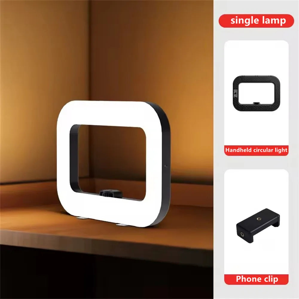 Ring LED Rechargeable Fill light Portable Mobile Phone