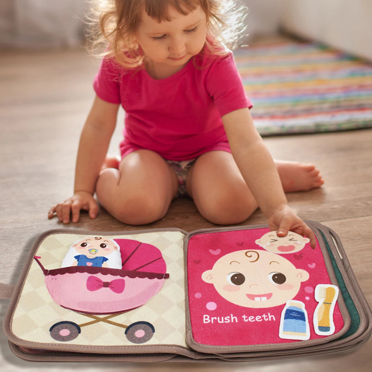 1pcs Busy Book Baby Early Education Book