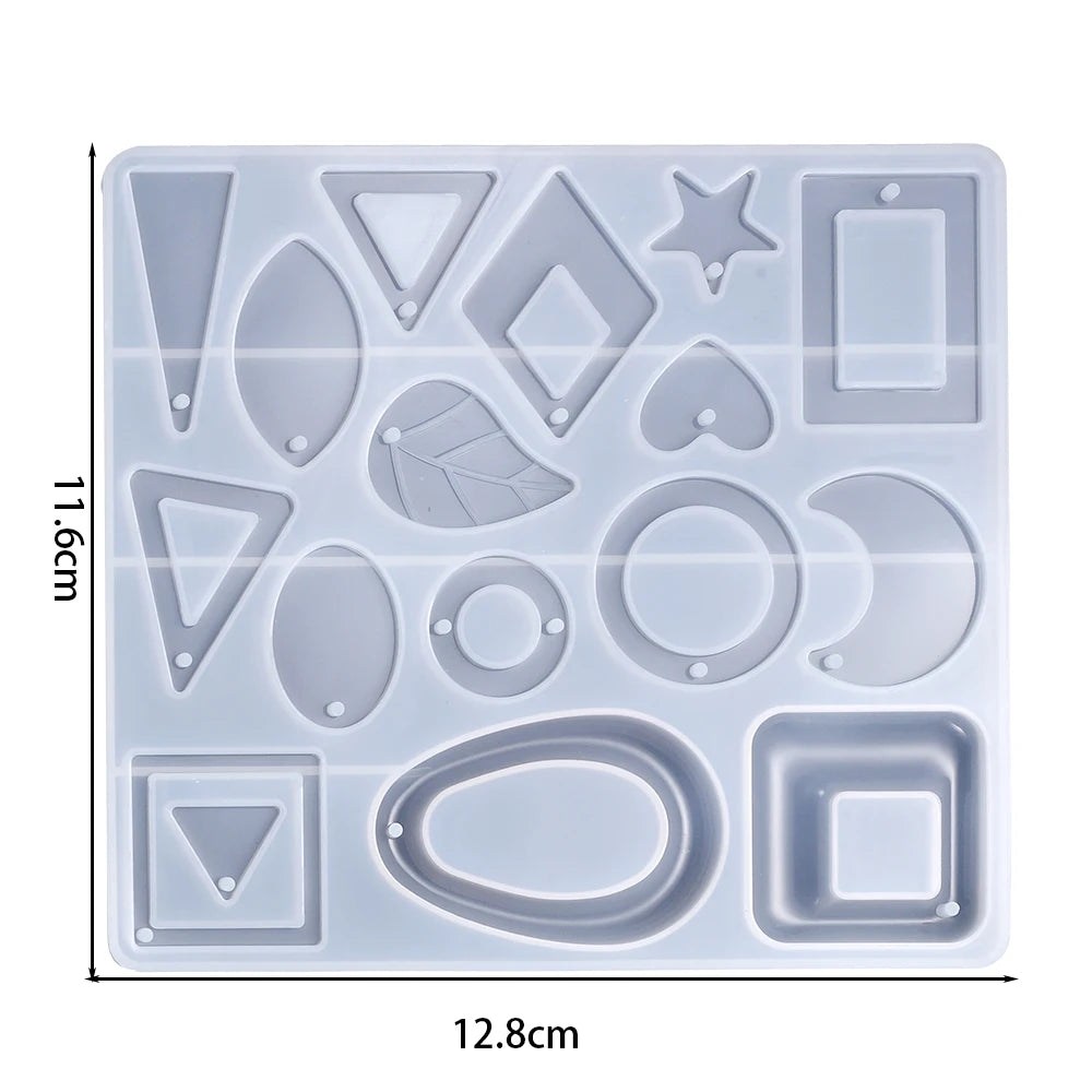 Earring Pendant Silicone Mold Epoxy Resin Jewelry Making Molds