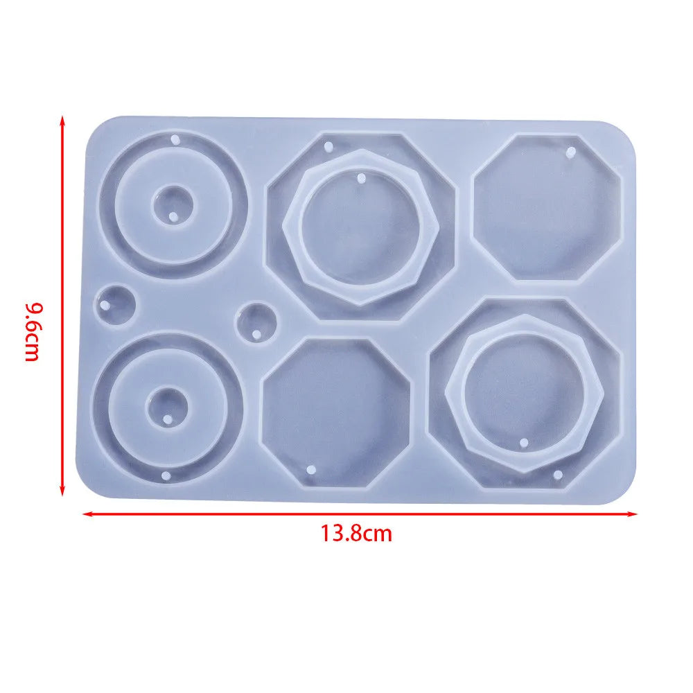 Earring Pendant Silicone Mold Epoxy Resin Jewelry Making Molds