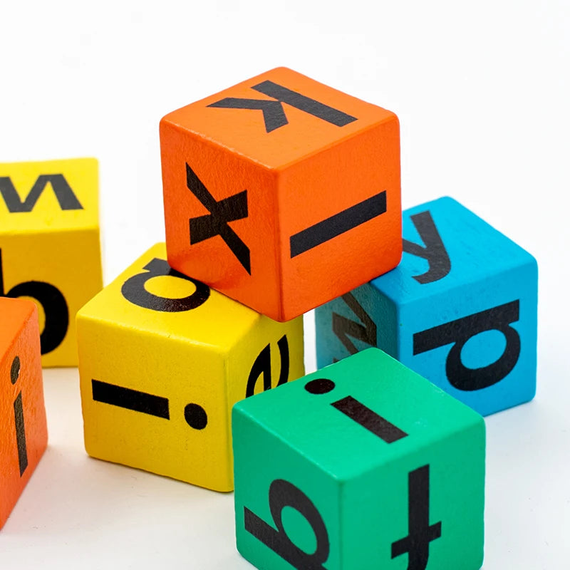 Children's English wooden Card Montessori