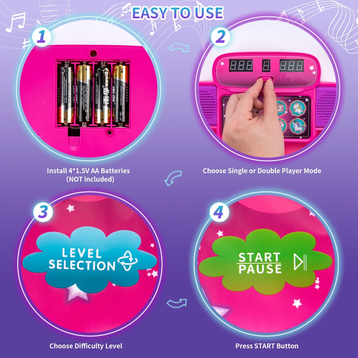 Electronic Dance Mat Kid Floor Music