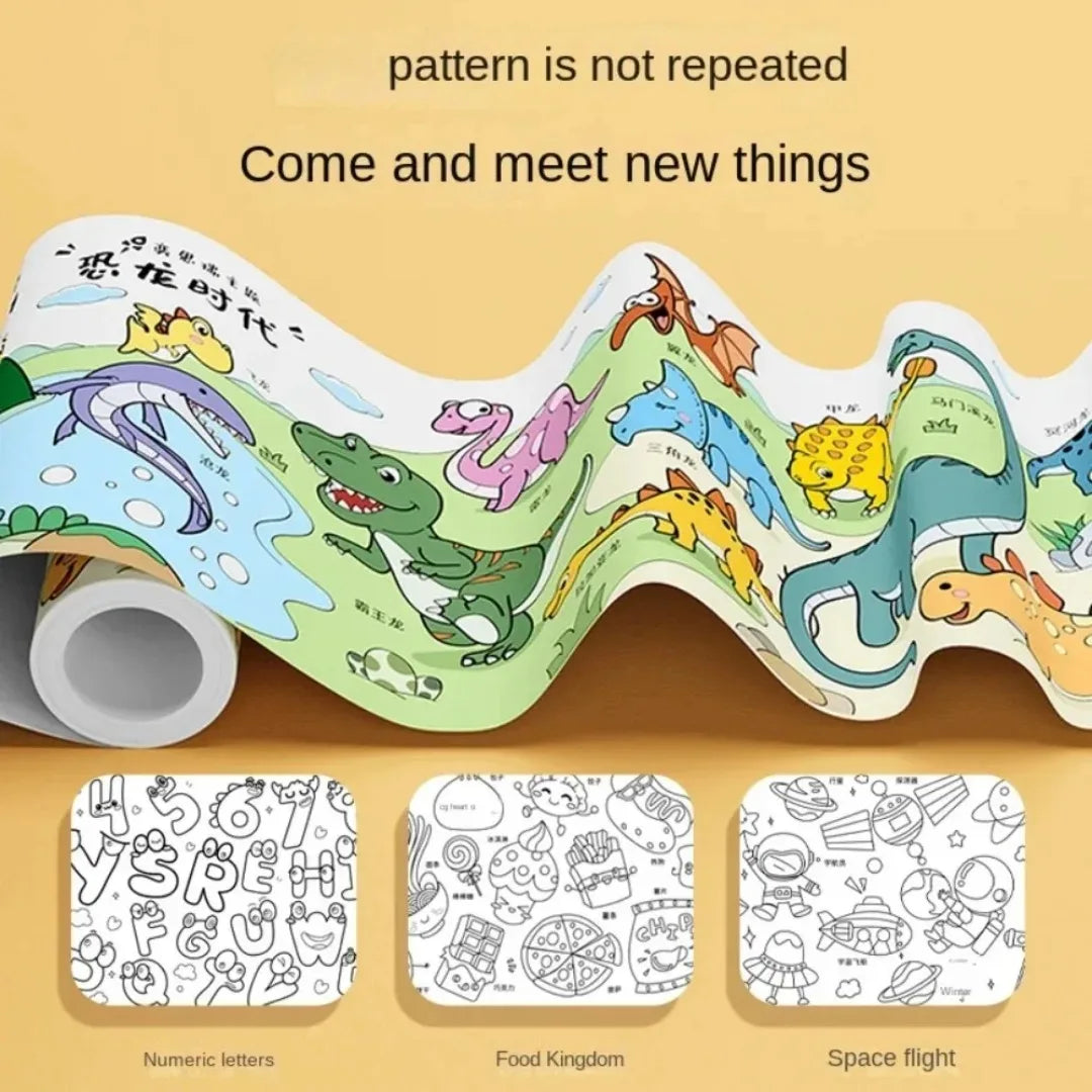 Wall-Safe Coloring Roll