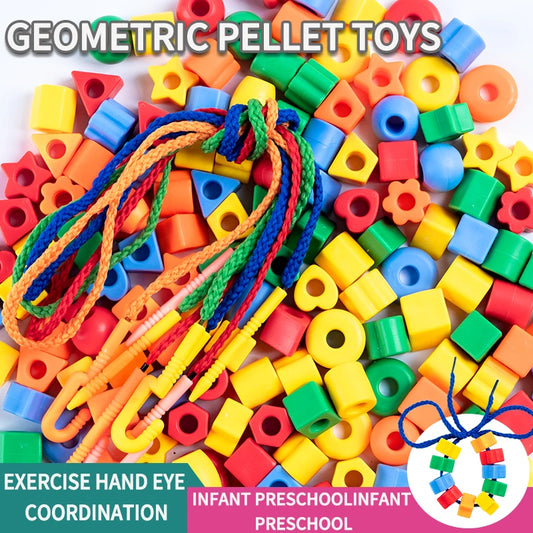 Handmade Puzzle Wearing Beads Building Blocks