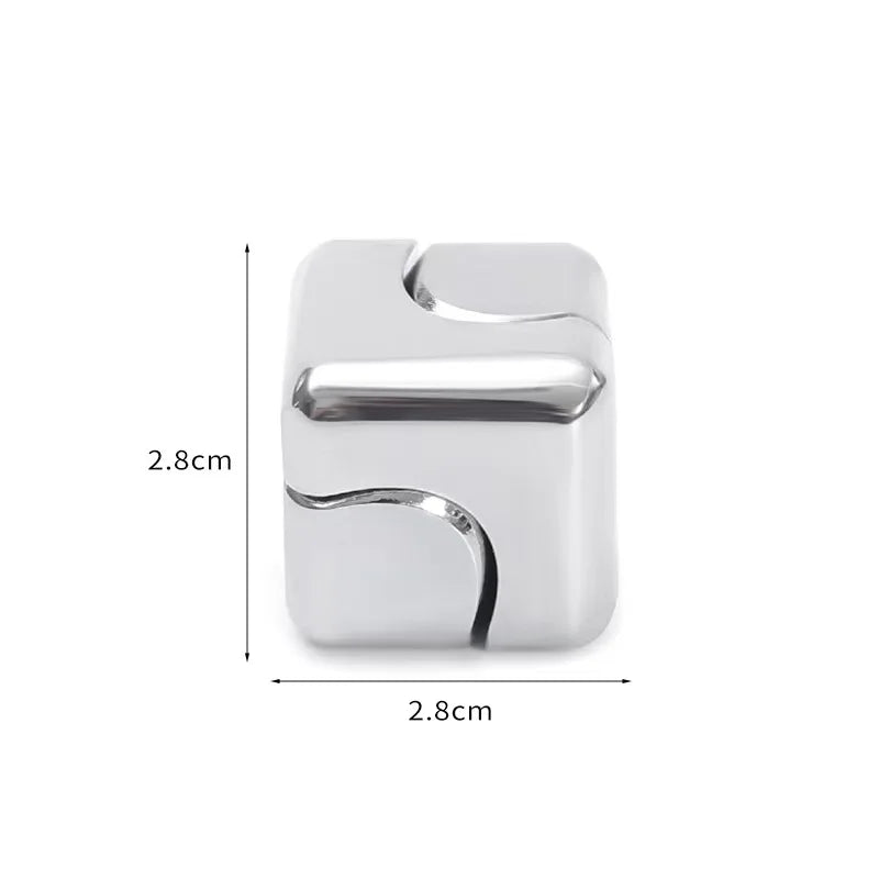 Metal Cube Spinner Fidget Toy