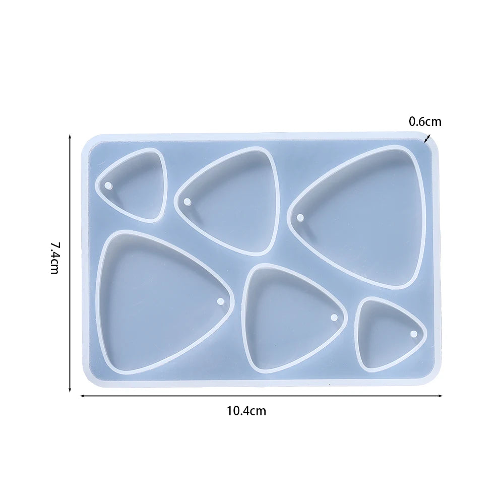 Geometric Earring Pendant Silicone Mold