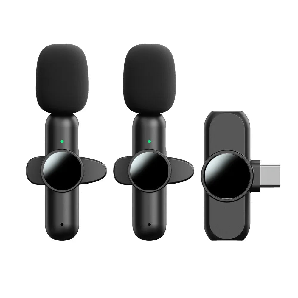 Wireless Lavalier Microphone Mini Portable
