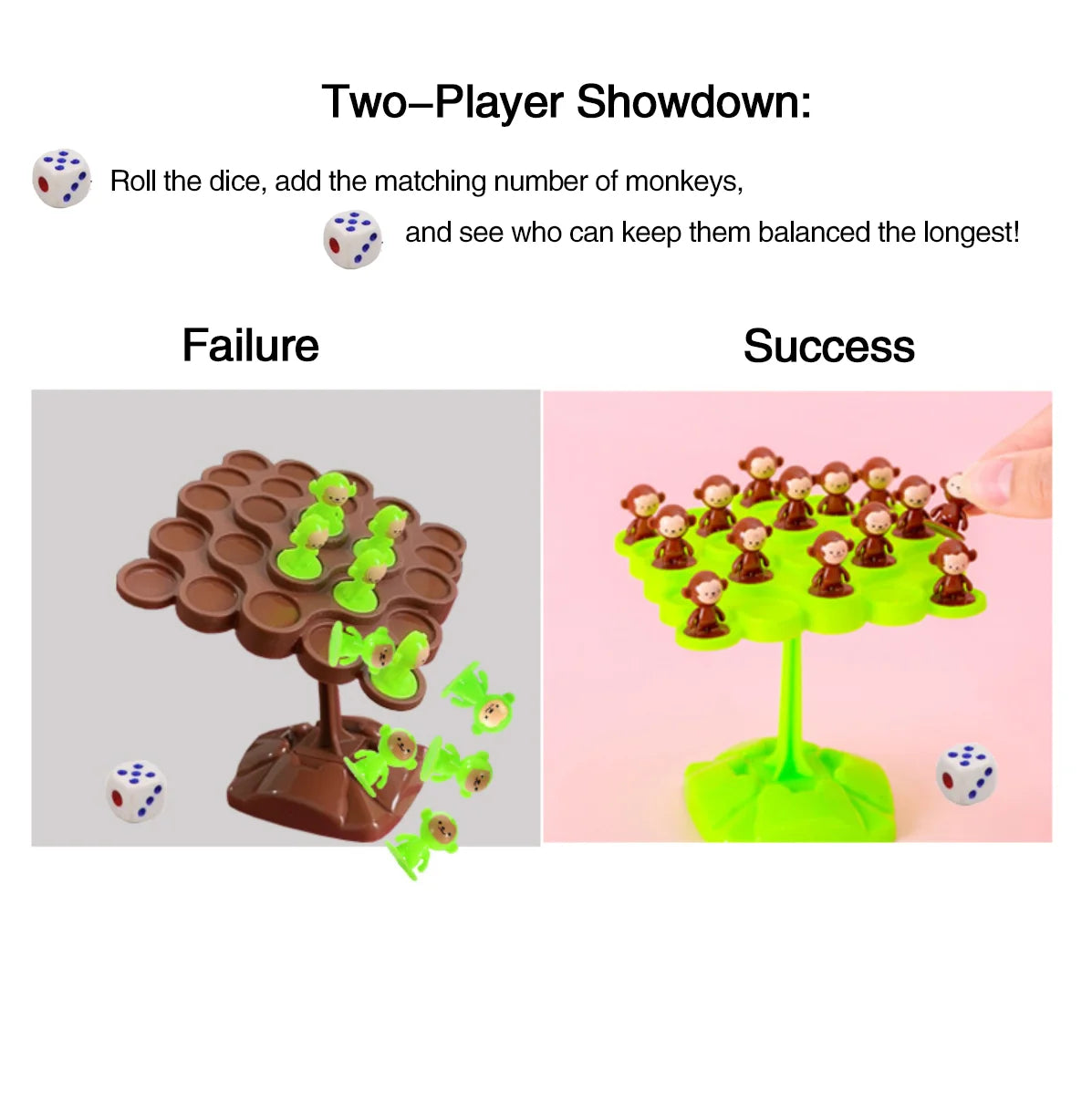 Balance Monkey Tree Focus Toy Parent-Child Interactive Game