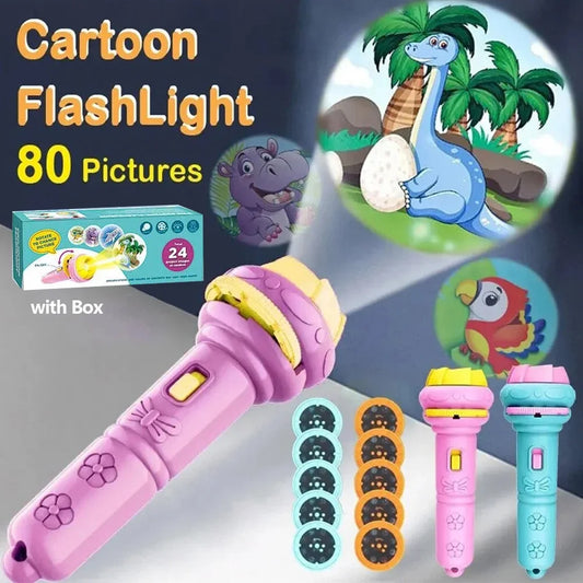 Cartoon Projection Flashlight 80 Patterns