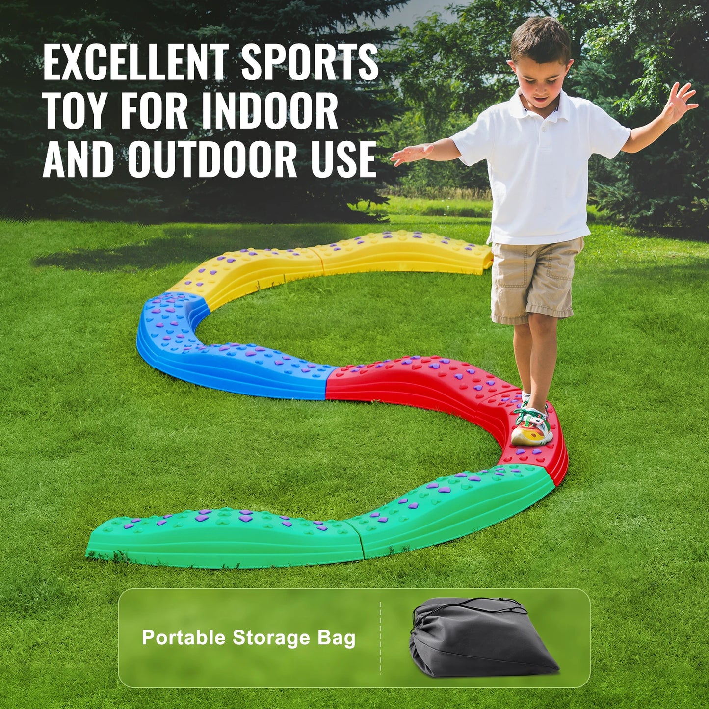 Kids Balance Beam Stepping Sensory Stones