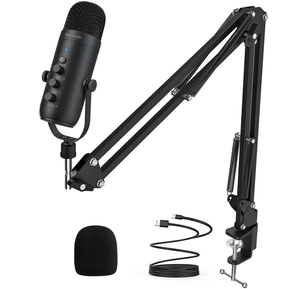 Professional USB Streaming Podcast PC Microphone