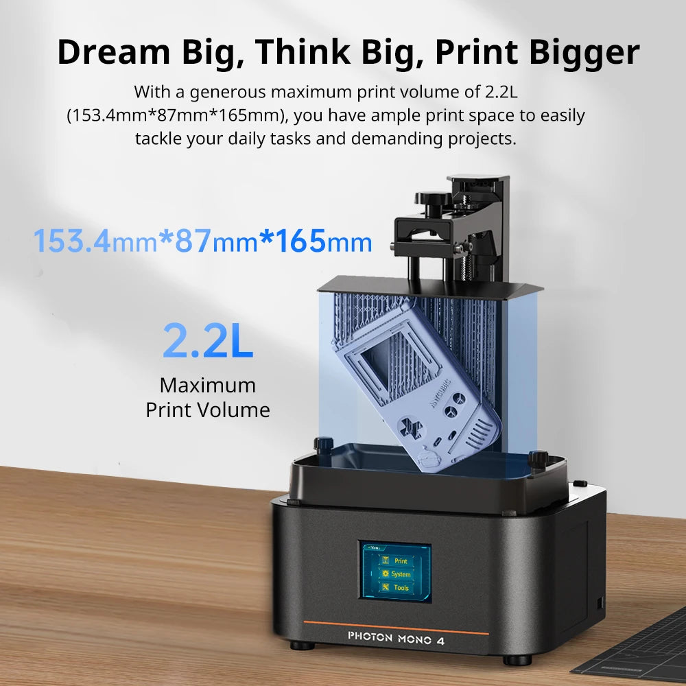 3D Printer with 7" 10K high-definition screen