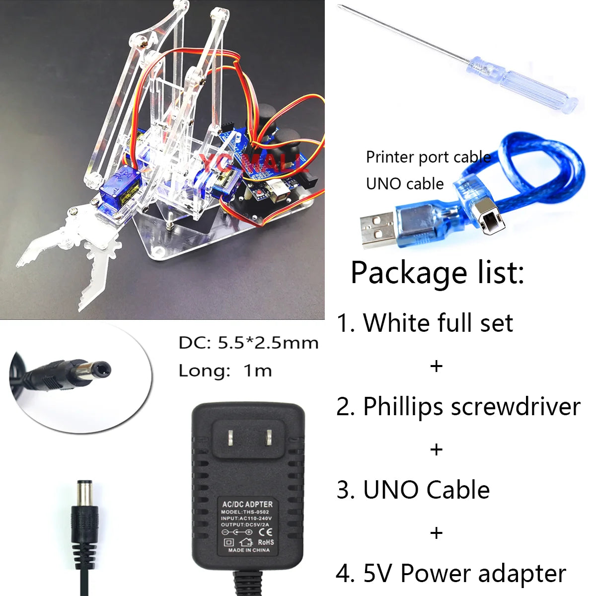 Acrylic Mechanical Arm Robot