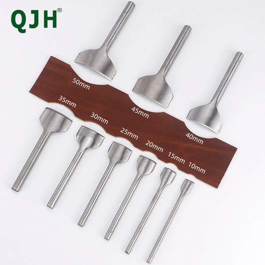 3Pcs Leather Half-Round Cutter