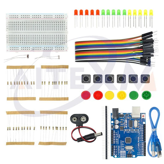 Starter Kit For UNO R3 Mini Breadboard