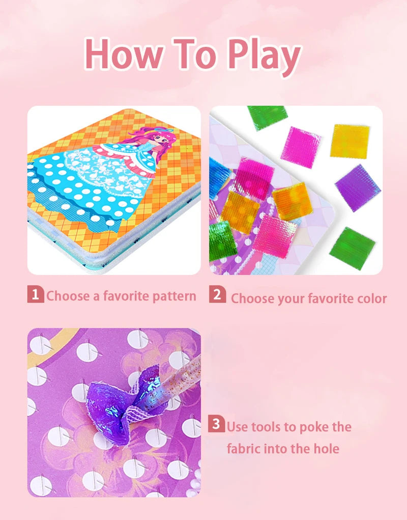 Puzzle Puncture Painting Card Boards