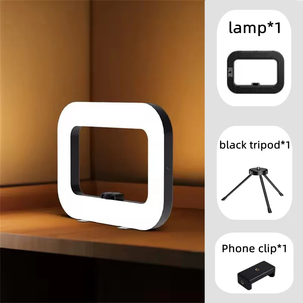 Ring LED Rechargeable Fill light Portable Mobile Phone